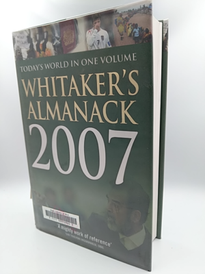 Whitakers Almanac 2007 (WHITAKER'S ALMANACK) by Joseph Whitaker 0713676590 by Not Available