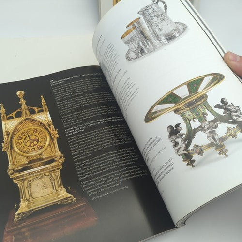 4x Sotheby's Auction Catalogues PARIS Importante Orfèvrerie Européenne 2009-2010