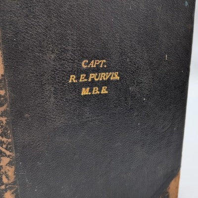 RARE 1952 Norie’s Nautical Tables CAPT R.E PURVIS MBE Royal Navy Provenance WWII by J. W. Norie