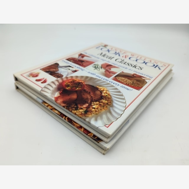2x Anne Willan Cookbook Bundle Look & Cook, Meat Classics, Hardcover Recipes — photo 3