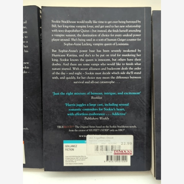 3x Dead Series by Charlaine Harris (Paperback) As An Doornail All Together Dead… by Charlaine Harris — photo 5
