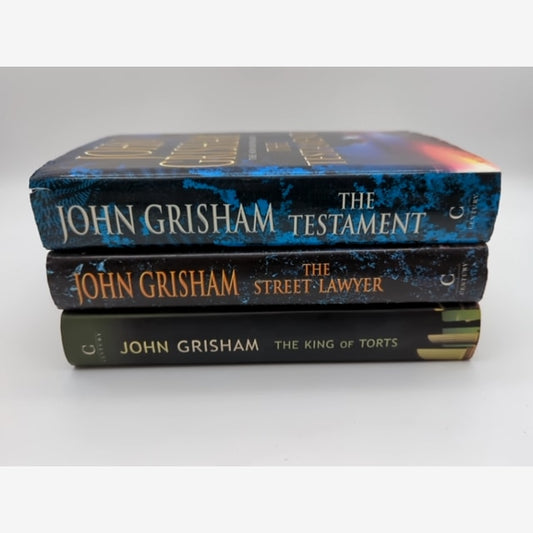 3x John Grisham Hardcover Bundle: The Testament; Street Lawyer, King of Torts by John Grisham — photo 2