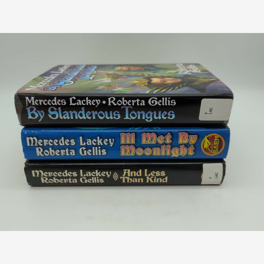 3x Mercedes Lackey/Roberta Cellis Doubled Edge Series 1 2 & 3 HCDJ 1st Edition by Mercedes Lackey — photo 2