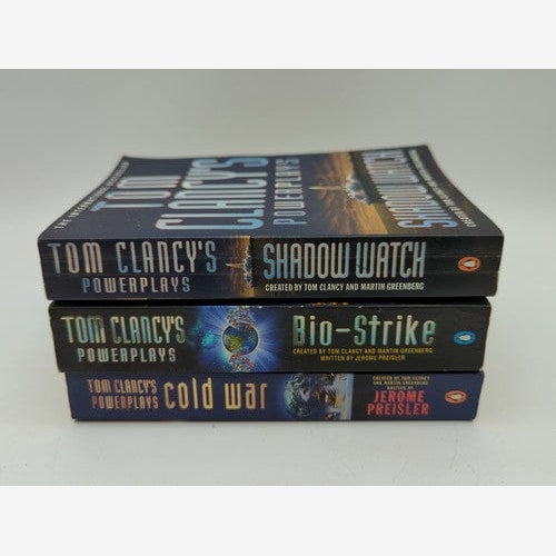 3x Tom Clancy Thriller Paperback Bundle Powerplays Shadow Watch, Bio-Strike... by Tom Clancy — photo 2