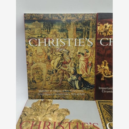 4x Christie's Auction Catalogues Monaco/Paris Furniture Goldware & Objects Art — photo 2