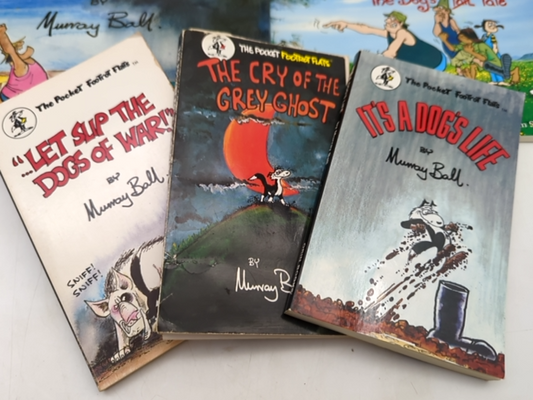 7x Footrot Flats Murray Ball Lot: Sports Collection; Dog's Tale; Cry Grey Ghost… by Murray Ball