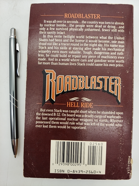 Roadblaster Hell Ride by Paul Hofrichter (Paperback, 1987) by Paul Hofrichter