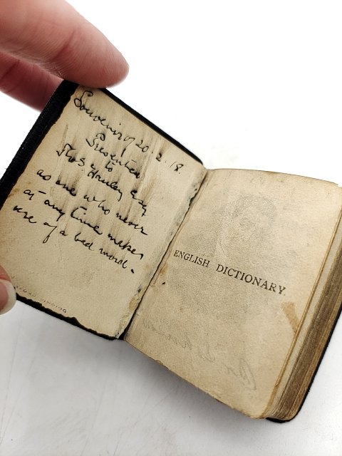 Bryce's Thumb English Dictionary by David Bryce (Leather, 1894) Reference by David Bryce