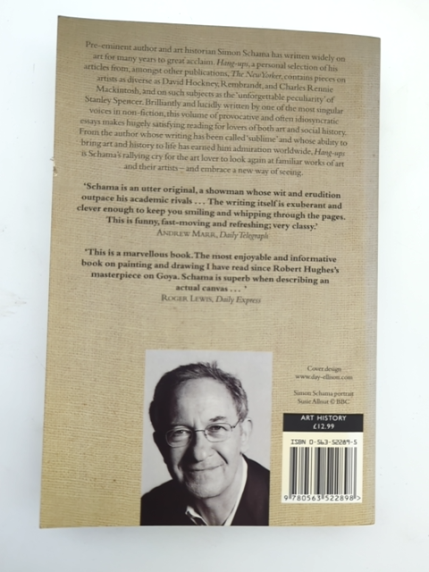 Hang-ups: Essays On Painting (mostly) by Simon Schama, Art Criticism by Simon Schama