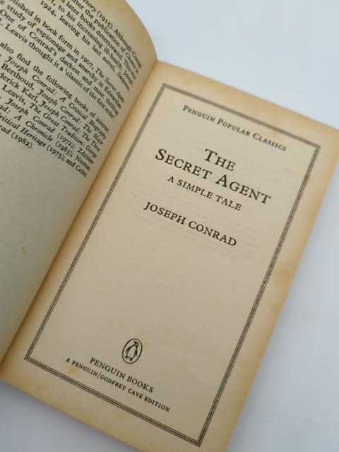 The Secret Agent by Joseph Conrad (Paperback, 2010) Espionage by Joseph Conrad