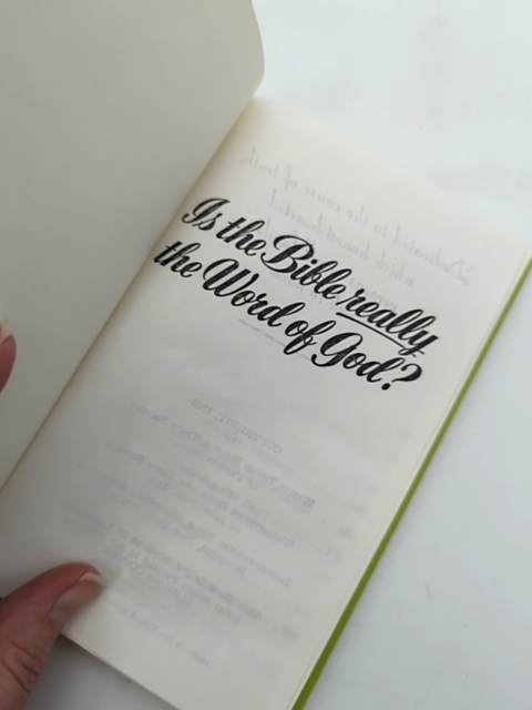 Is The Bible Really The Word Of God? by Watchtower Bible & Tract Society by Watchtower Bible & Tract Society