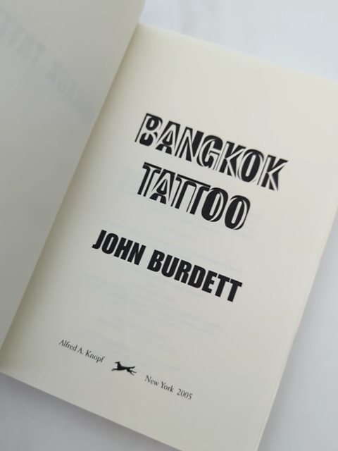 Bangkok Tattoo by John Burdett (Hardcover, 2005) 1st Edition Mystery by John Burdett