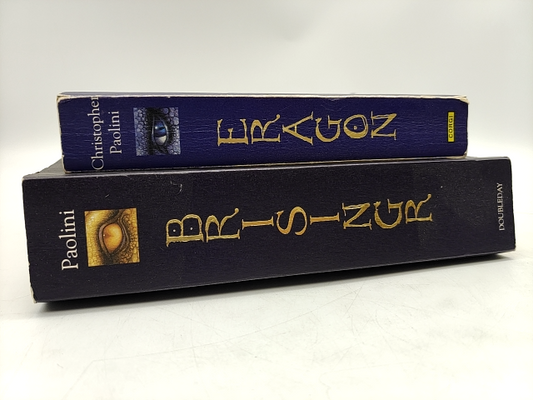 Christopher Paolini Paperback Bundle 2x Eragon Series: Brisingr & Eragon by Christopher Paolini