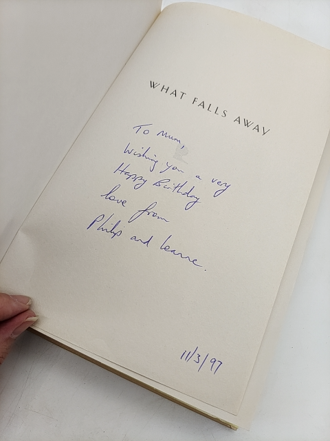 What Falls Away by Mia Farrow (Hardcover, 1997) 1st Edition Autobiography by Farrow Mia