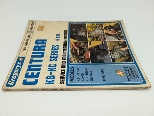 KB-KC Series 6 Cyclinder Service and Maintenance Manual by Gregory's (Book) by Gregory'S
