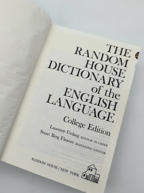 The Random House Dictionary Of The English Language College Edition, Laurence Ur by Laurence Urdang