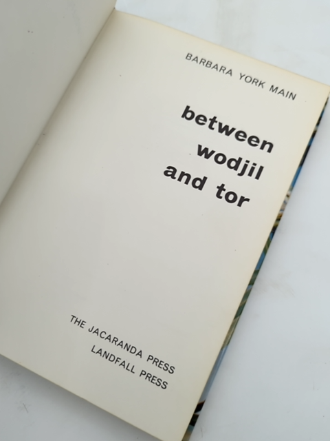 Between Wodjil And Tor by Barbara York Main (Hardcover, 1967) by Barbara York Main