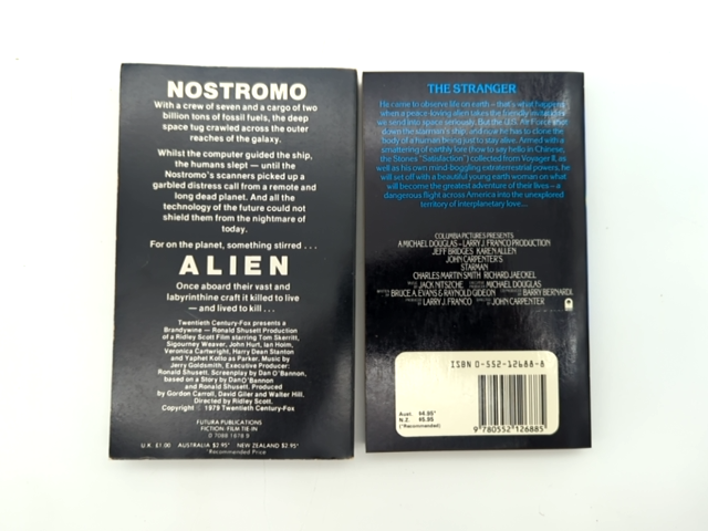 2x Alan Dean Foster Vintage Paperback Bundle Alien (Futura), Starman (SciFi) by Alan Dean Foster