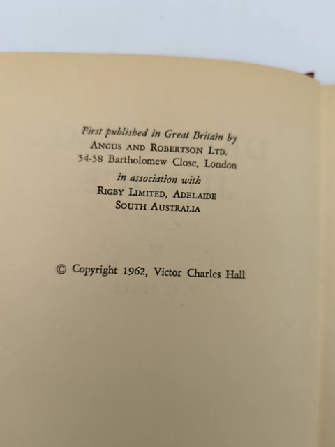 Dreamtime Justice by V C Hall (Hardcover, 1962) by V C Hall