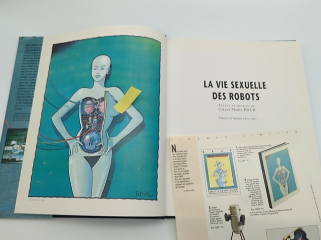 The Sex Lives of Robots (French Edition) by Gilles-Marie Baur, Sexy Illustration by Gilles-Marie Baur