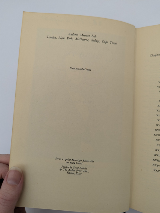 The Coolibah Tree G.F. Young 1st Ed. 1953 Vintage Hardcover Historical Fiction by G F Young