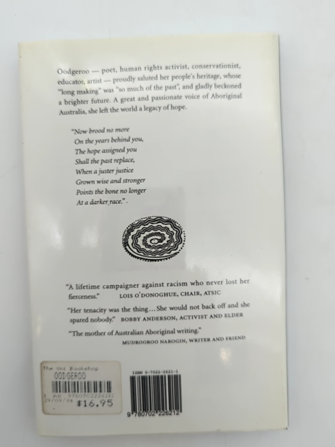 Oodgeroo by Kathleen J. Cochrane (Paperback, 1994) 1st Edition Poetry by Kathie Cochrane