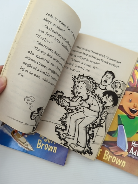 Jeff Brown 3x Bundle Flat Stanley; Stanley, Flat Again!; Stanley in Space by Jeff Brown