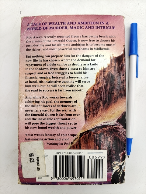 Rise Of Merchant Prince, Raymond E Feist & Clive Barker (Paperback 2014) Fantasy by Raymond E Feist