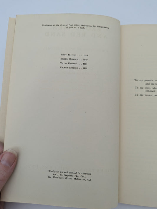 Brown Men Red Sand Charles P. Mountford Australian Aboriginal History, 1953 by Charles Pearcy Mountford