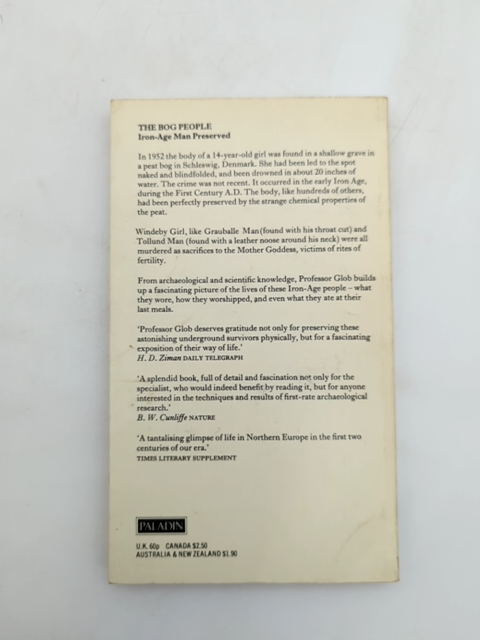The Bog People by P V Glob (Paperback) Iron-Age Man, Archaeological History Book by P V Glob