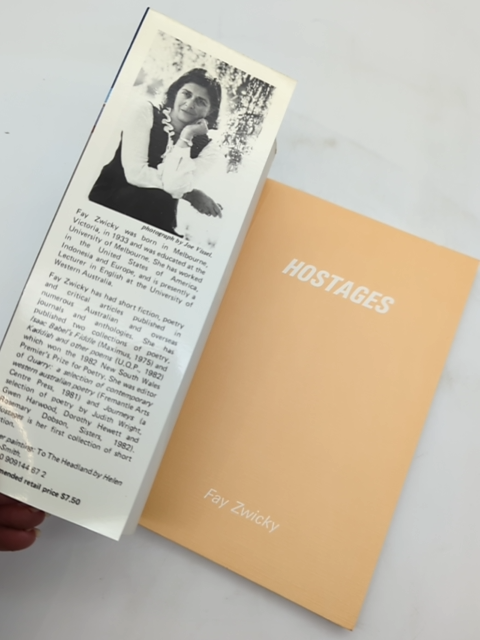 Hostages by Fay Zwicky (Paperback, 1983) 1st Edition by Fay Zwicky