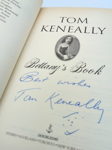 Bettany's book by Thomas Keneally (Hardcover, 2000) Signed, Australian Fiction by Thomas Keneally
