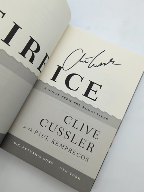 Fire Ice (the Numa Files) by Clive Cussler & Paul Kemprecos, Adventure Signed by Paul Kemprecos, Clive Cussler