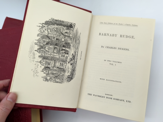 Charles Dickens 14 Illustrated Volumes, Facsimile Author's Favourite Edition by Charles Dickens