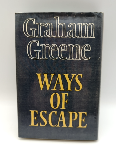 Ways of Escape by Graham Greene (Hardcover 1980) 1st Ed 2nd volume autobiography by Graham Greene