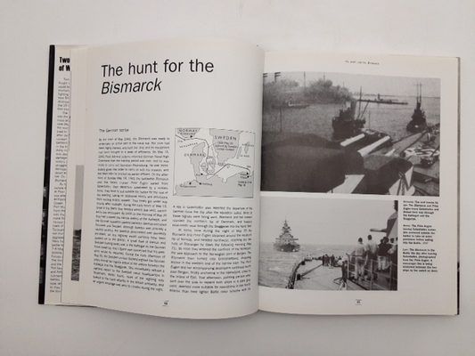 2 WWII Naval Battles: Hunt the Bismarck & Battle of Coral Sea (Hardcover 2007) by Chris Henry, Angus Konstam