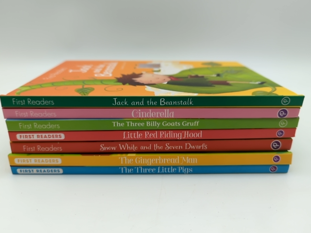 7x First Readers Girls/Boys Book Bundle - Parraggon Books, Learn Stage 1 Reading by First Readers