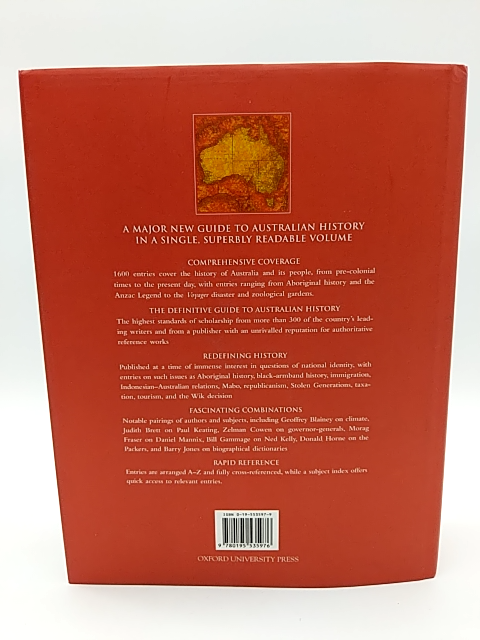 The Oxford Companion to Australian History: Politicians, Colonisers, Visionaries by John Hirst
