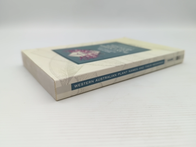 Western Australian Plant Names And Their Meanings Glossary, F. A. Sharr, Botany by Francis Aubie Sharr