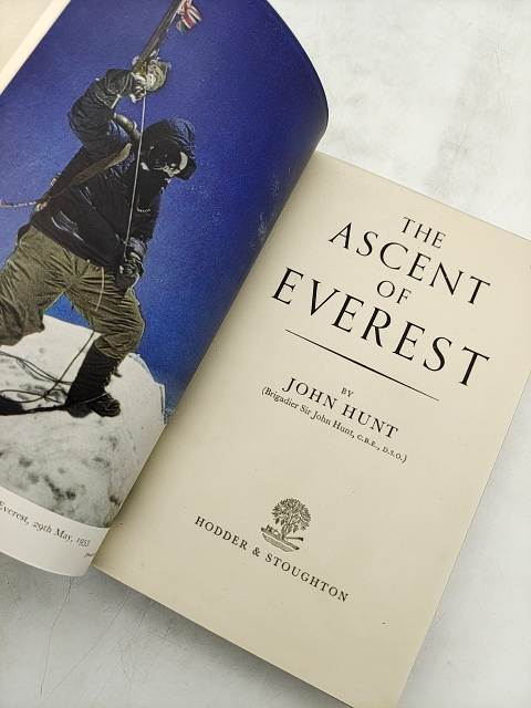 Ascent Of Everest by John Hunt (Cloth, 1953) 1st Edition Exploration & Travel by John Hunt