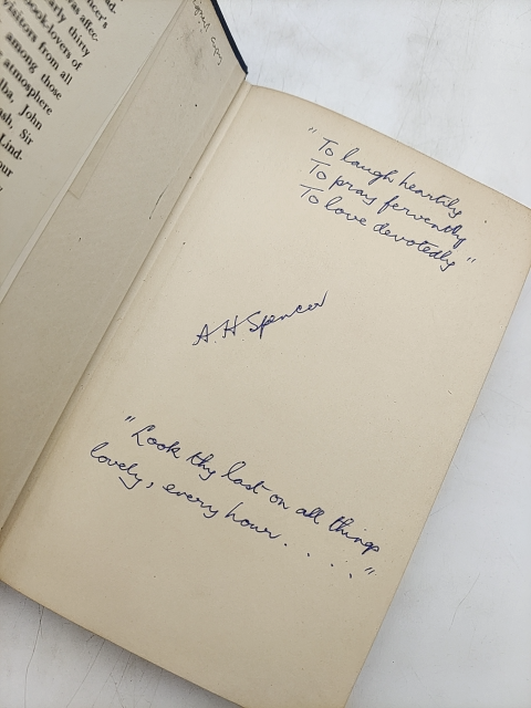 The Hill Of Content by A H Spencer (Hardcover, 1959) Signed, Books on Books by A H Spencer