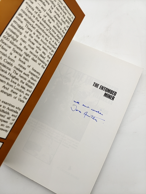 The Entombed Miner by Tom Austen (Paperback, 1987)Signed by Tom Austen