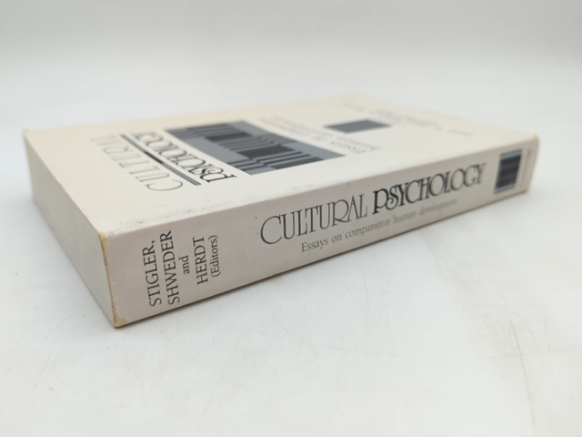Cultural Psychology Essays On Comparative Human Development, Richard A. Schwede by Richard A. Schweder