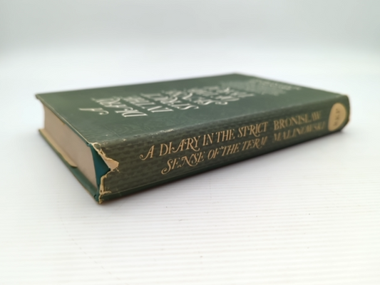 Diary In The Strict Sense Of The Term by Bronislaw Makinowski (Hardcover, 1967) by Bronislaw Makinowski