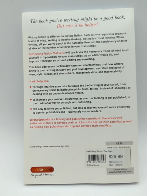Self-Editing Fiction That Sells by Lorena Goldsmith (Paperback) Writing by Lorena Goldsmith