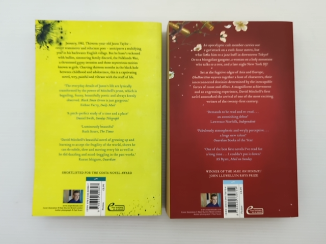 David Mitchell Paperback Bundle Ghostwritten; Black Swan Green by David Mitchell