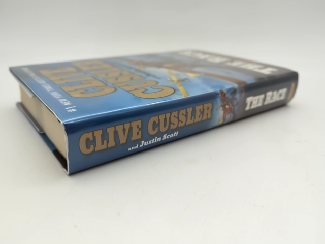 The Race by Clive Cussler & Justin Scott (Hardcover, 2011) 1st Edition Signed by Clive Cussler & Justin Scott