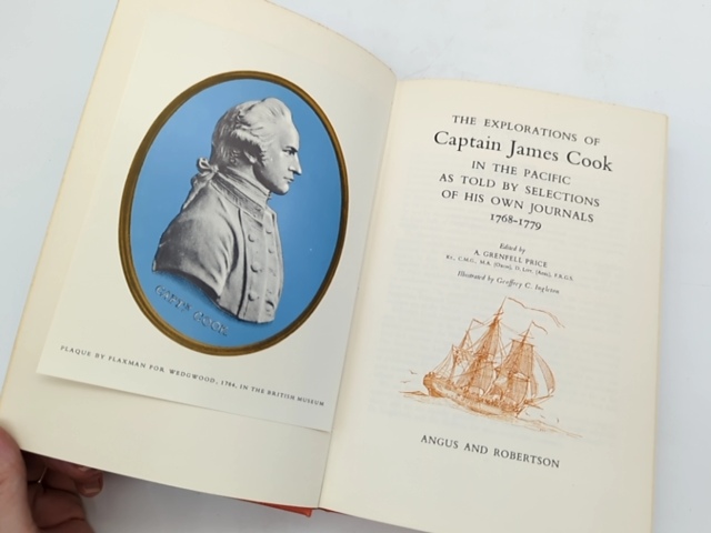 The Explorations of Captain James Cook in the Pacific 1968 Hardcover Illustr... by A Grenfell Price