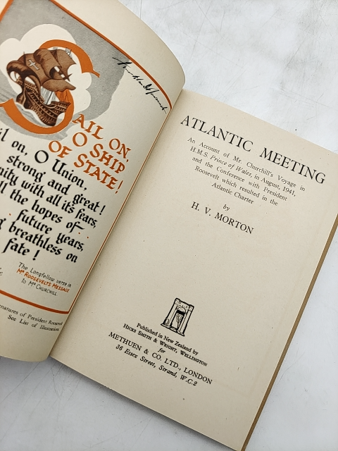 Atlantic Meeting by H. V. Morton (Hardcover, 1944) Miltary & War by H. V. Morton