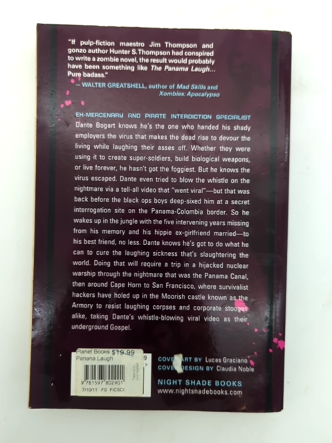The Panama Laugh by Thomas S. Roche (Paperback 2011) 1st Edition Zombies Horror by Thomas S. Roche